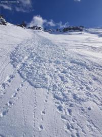 Avalanche Queyras - Alpes Cozie N, secteur Izoard, Crête des Oules - Photo 2 - © Mathieu Faluomi