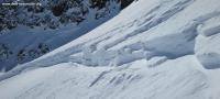 Avalanche Belledonne, secteur Pointe de la Scia, Pointe de la Scia, versant NE - Photo 2 - © Agnès Helmstetter